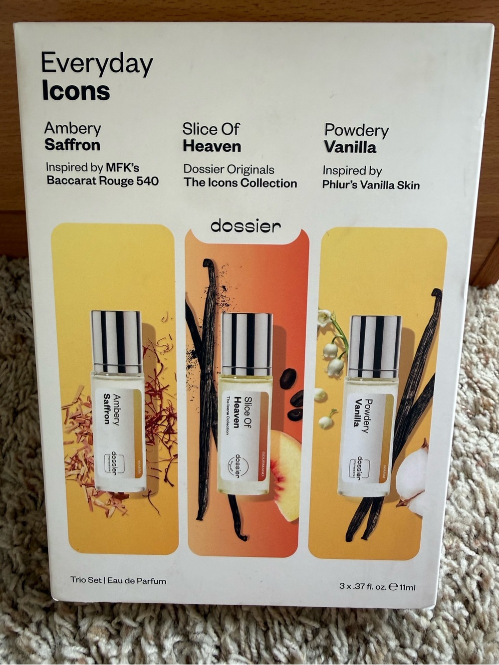 Dossier Icons Perfume Trio Set - 3pc
